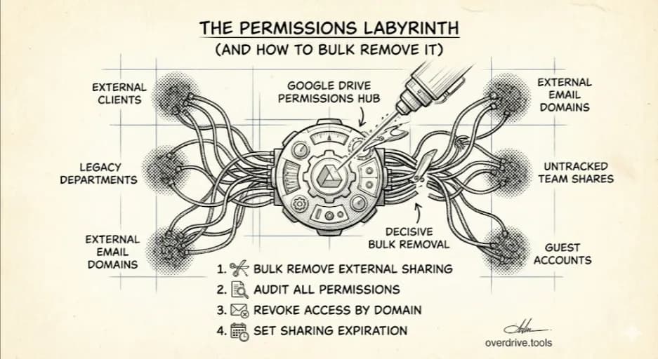 How to Bulk Remove Sharing Permissions in Google Drive