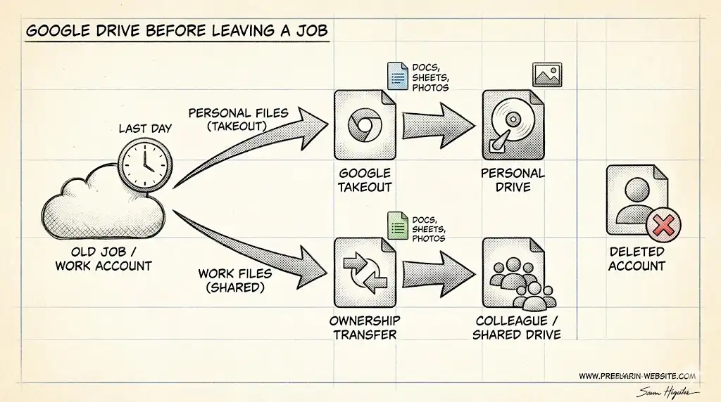 How to Handle Your Google Drive Before Leaving a Job