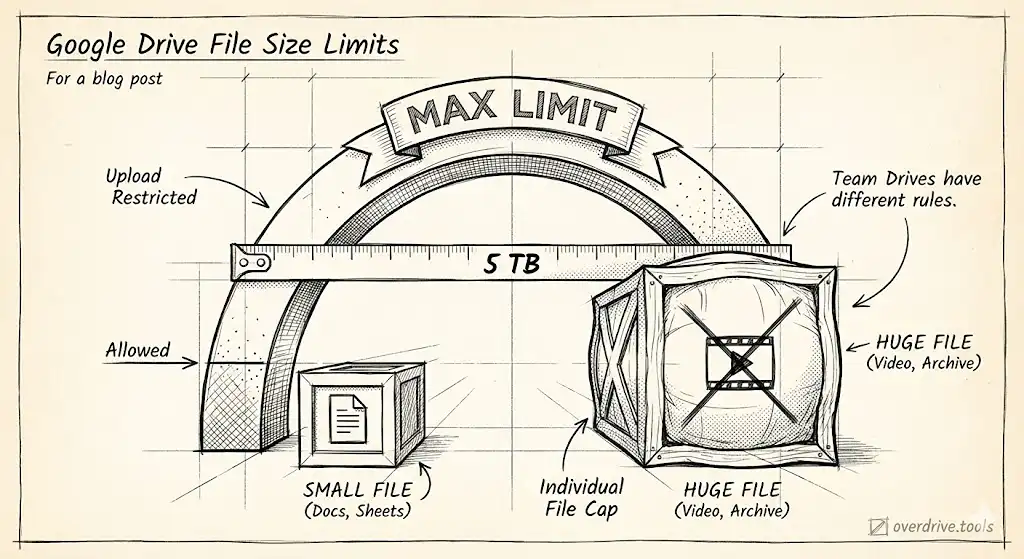 Google Drive File Size Limits: What You Can and Can't Upload