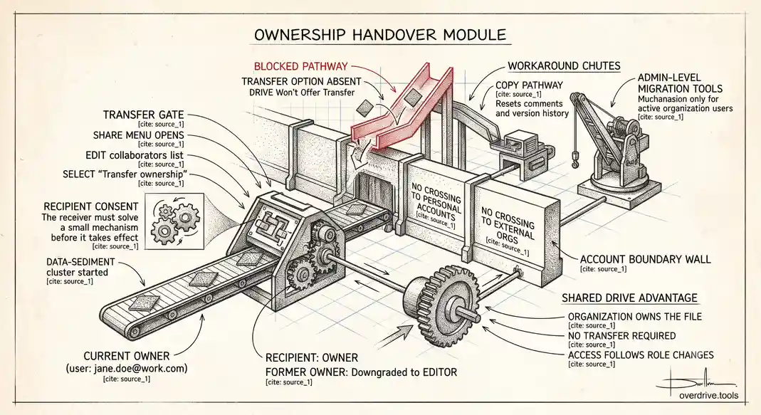 Google Drive Ownership Transfer: How It Works, and Where It Breaks Down