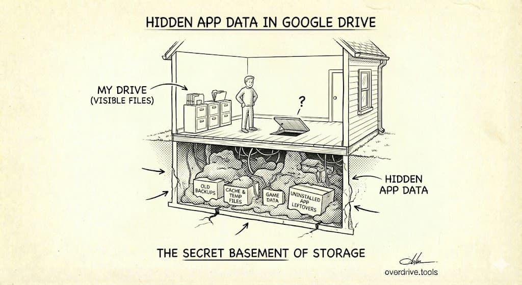 Hidden App Data Is Eating Your Google Drive Storage