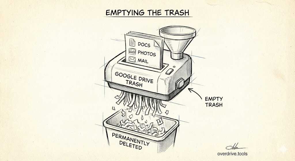 How to Empty Trash in Google Drive
