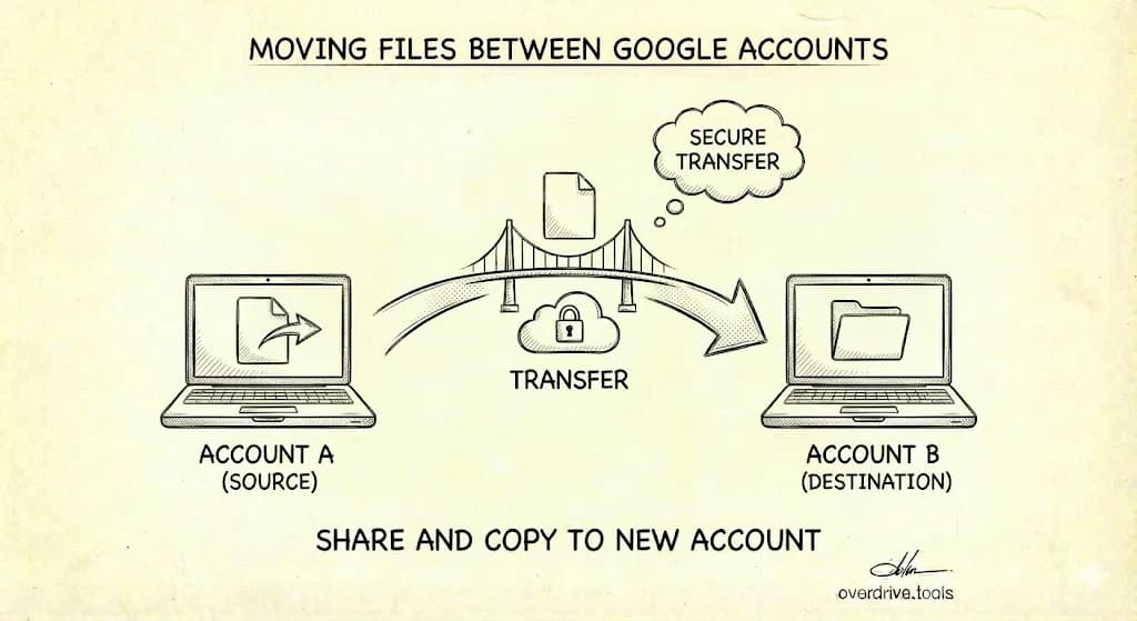 How to Move Files Between Google Accounts