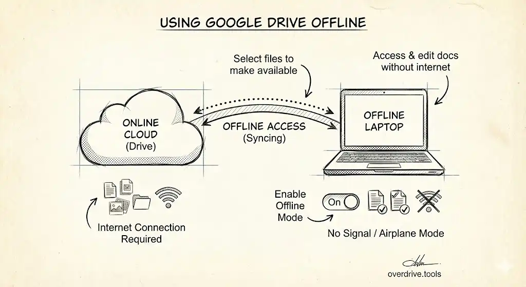 How to Use Google Drive Offline (And What Doesn't Work)
