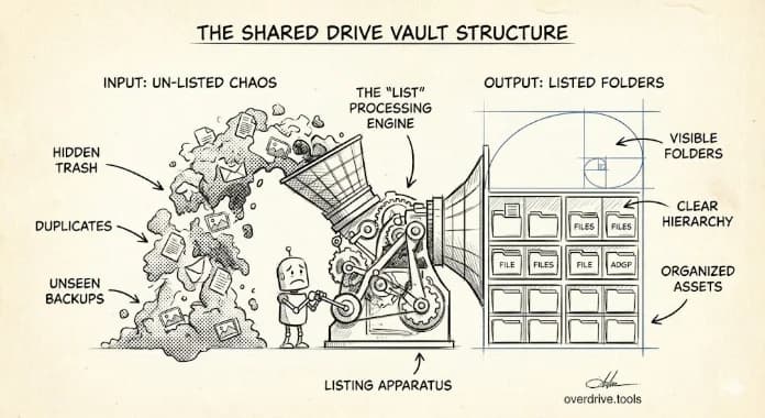 How to List All Folders in Google Shared Drives